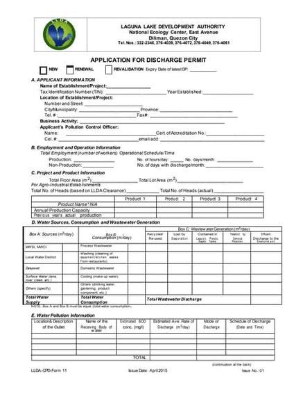 Online Application of LLDA Clearance & Online submission of Self .